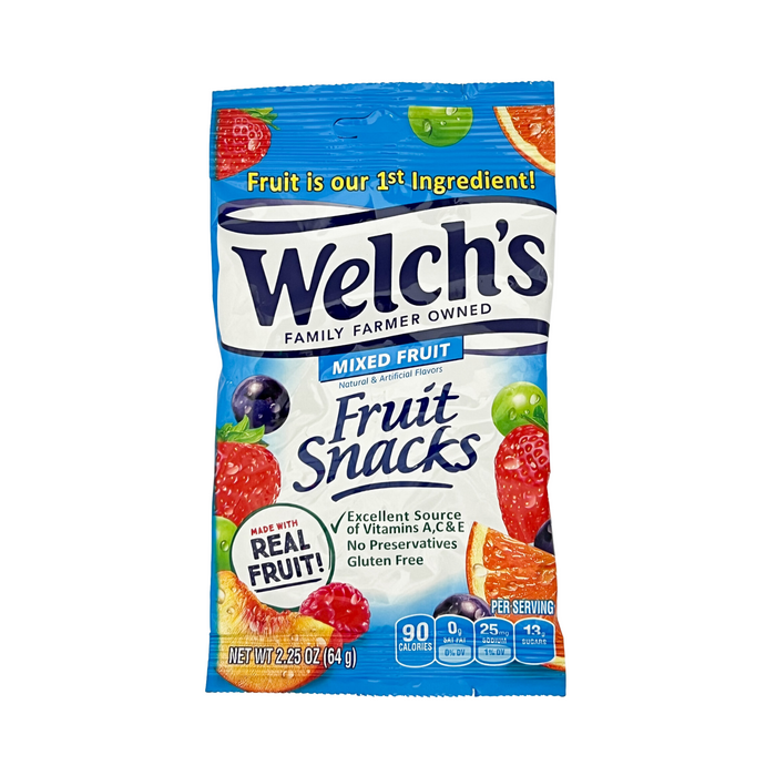 Welch's Fruit Snacks - Mixed Fruit 2.52 oz
