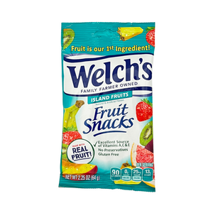 One unit of Welch's Island Fruits - Fruit Snacks 2.52 oz