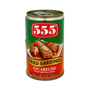 One unit of 555 Fried Sardines Escabeche 5.5 oz
