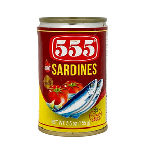 555 Sardines In Tomato Sauce Hot 5.5 oz