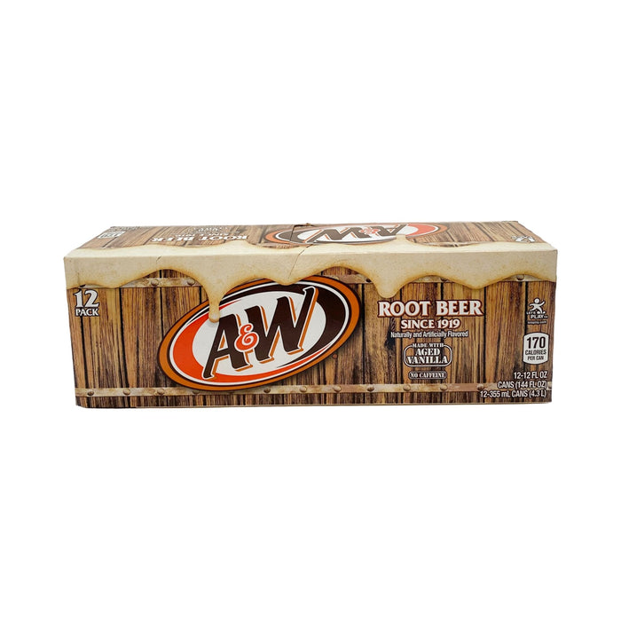 A&W Root Beer 12 pack 12 fl oz cans