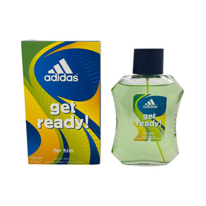 One unit of Adidas Get Ready Eau de Toilette Natural Spray 3.4 fl oz