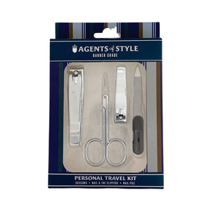 Agents of Style Barber Grade Personal Travel Nail Care Kit