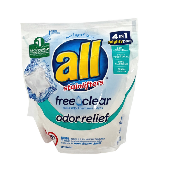 All Stainlifters Free Clear Odor Relief 16 pacs