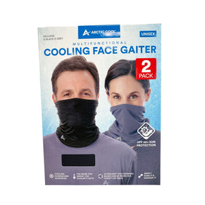 Arctic Cool Cooling Unisex Face Gaiter 2 pack