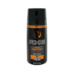 One unit of Axe Dark Temptation Deodorant & Body Spray 48h Fresh 4 oz