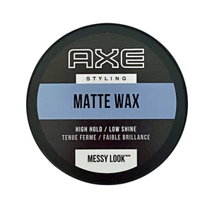 Container of Axe Styling Messy Look Matte Wax 2.64 oz