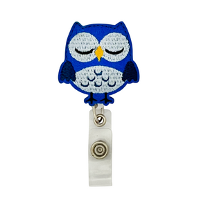 One unit of Badge Buddies Retractable Badge Reel - Owl