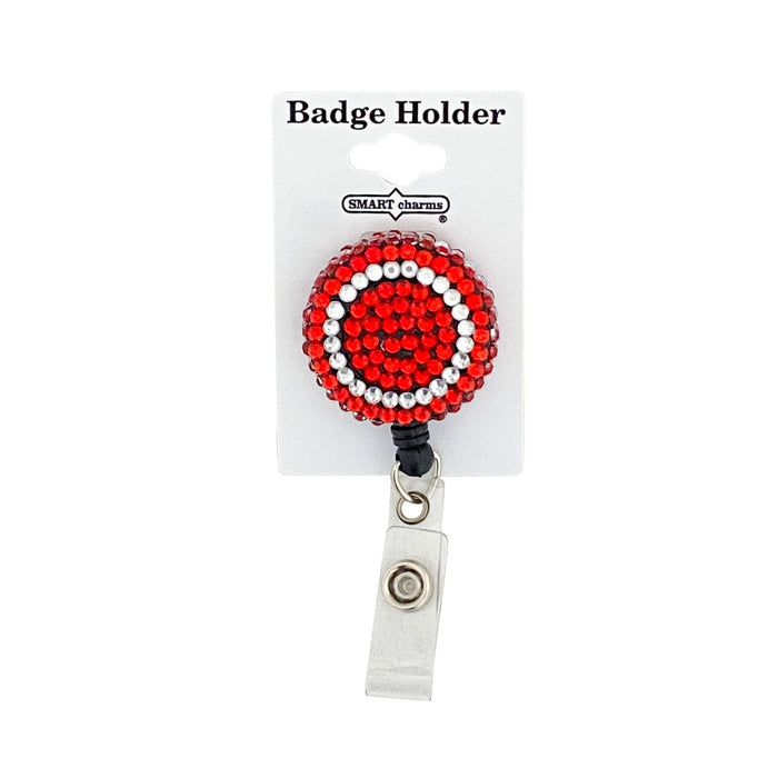 Badge Holder Smart Charms - Red
