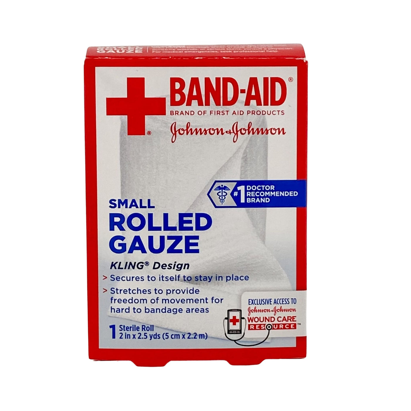 Flexible Rolled Gauze Bandage Roll for First Aid