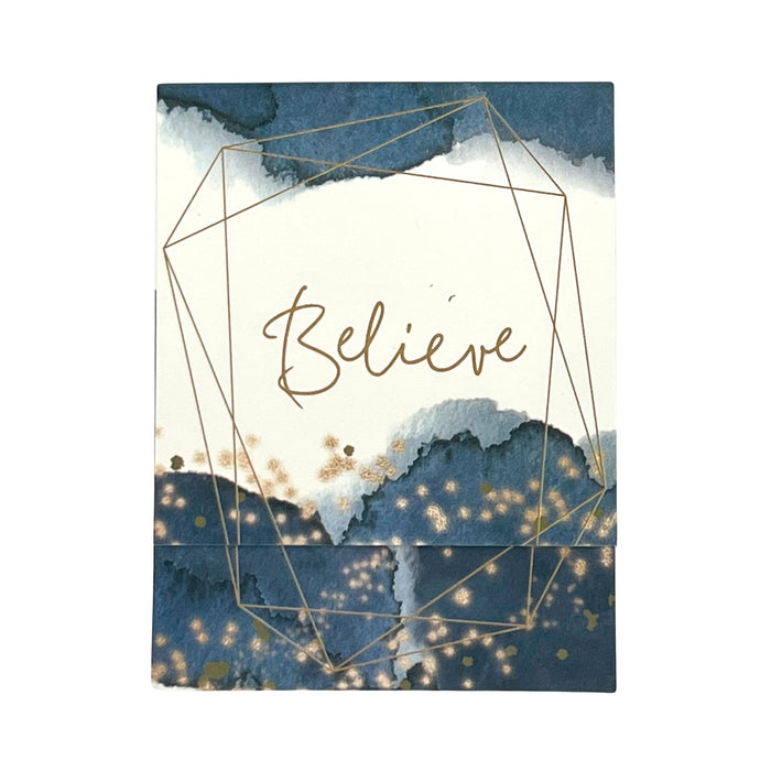 Believe - with God all things are possible - Small Pocket Notepad
