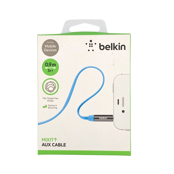 Belkin Aux Cable - Blue