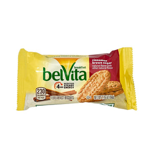 One unit of Belvita Cinnamon Brown Sugar 4 Breakfast Biscuits 1.76 oz