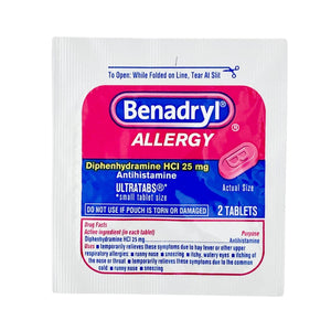 Benadryl Allergy Antihistamine 2 Tablets