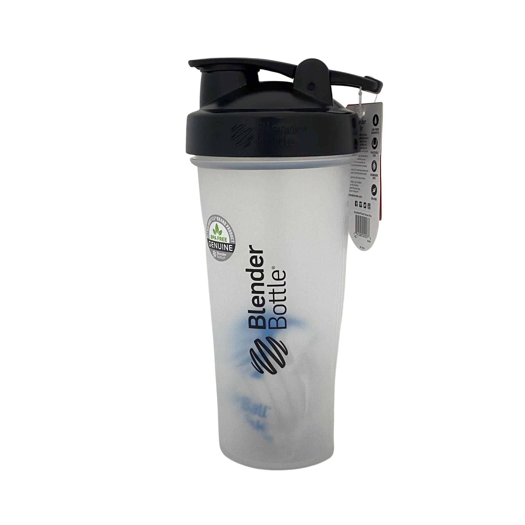 BlenderBottle Classic 28 oz. Bottle, Clear Black