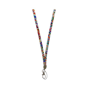 Bling Lanyard with Spring Hook - Multicolor