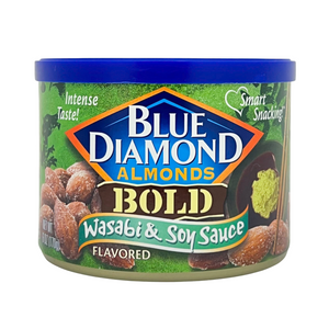 One unit of Blue Diamond Almonds Bold Wasabi & Soy Sauce 6 oz
