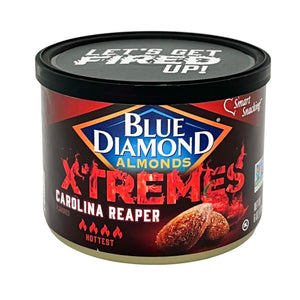 One unit of Blue Diamond Almonds Xtremes Carolina Reaper 6 oz