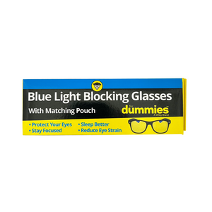 One unit of Blue Light Blocking Glasses with Matching Pouch