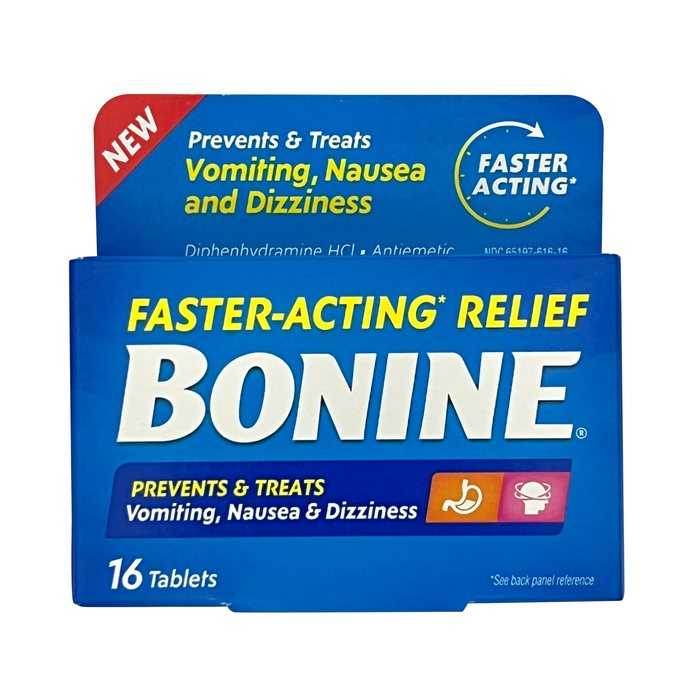 Bonine for Motion Sickness Faster Acting  16 Chewable Tablets