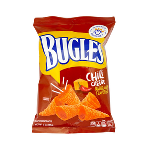 One unit of Bugles Chili Cheese Corn Snacks 3 oz