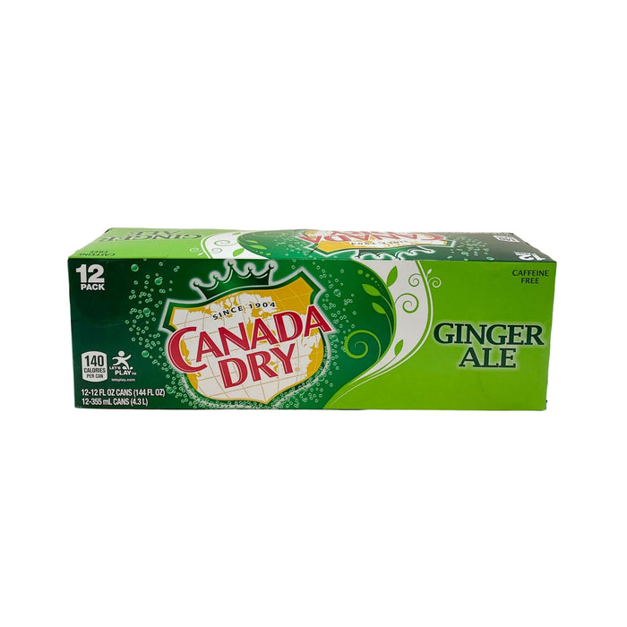 Canada Dry Ginger Ale 12 pack 12 fl oz cans