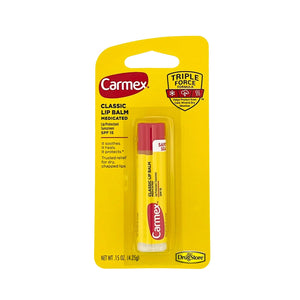 One unit of Carmex Classic Lip Balm Medicated SPF 15 0.15 oz