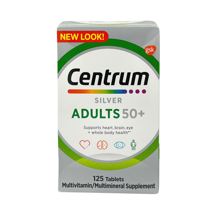 Centrum Silver Adults 50+ Mutivitamins 125 Tablets