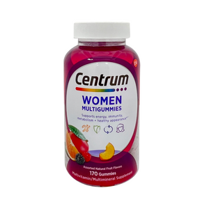One unit of Centrum Women Multigummies Assorted Natural Fruit Flavors 170 Gummies