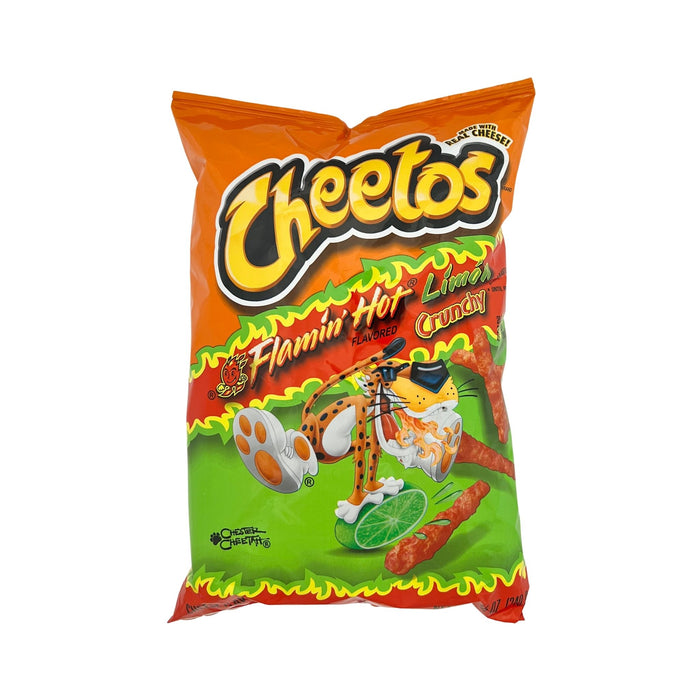 Cheetos Crunchy Flamin Hot Limon 8 1/2 oz