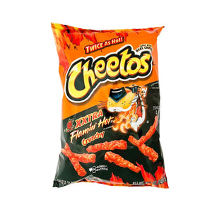 One unit of Cheetos Crunchy Xxtra Flamin Hot 8 1/2 oz