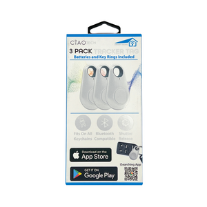 One unit of Ciao Tech Tracker Tag 3 Pack