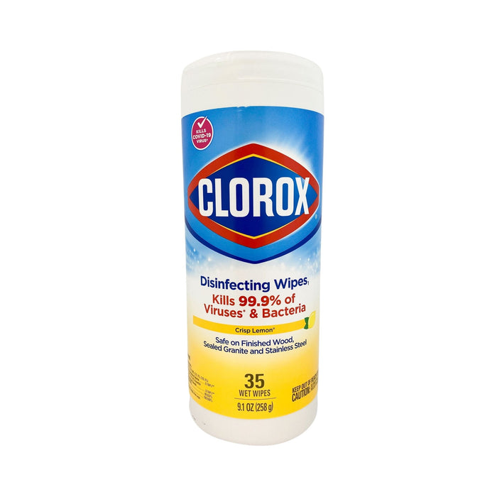 Clorox Bleach Free Disinfecting Wipes Crisp Lemon 35 Wet Wipes