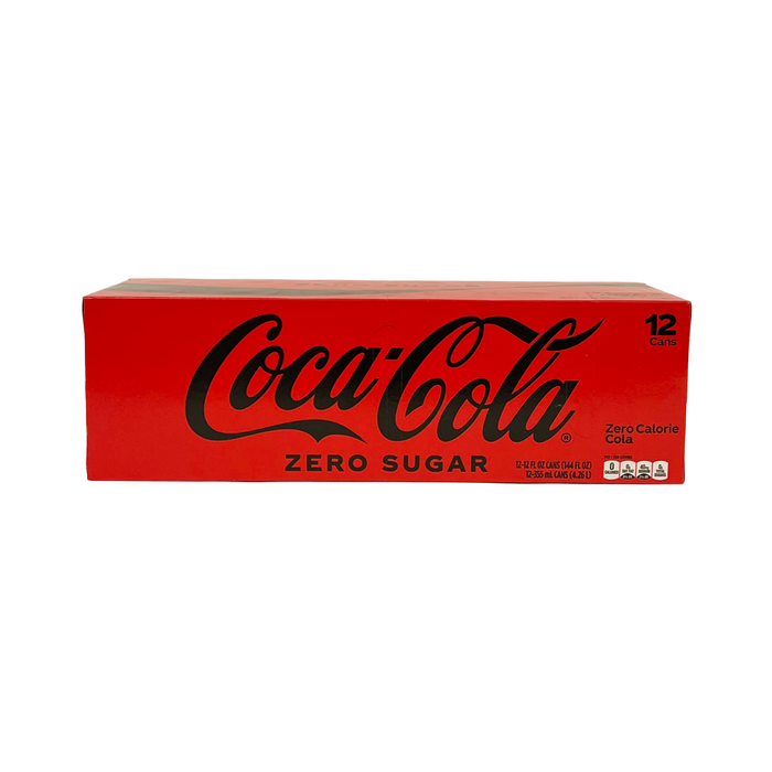 Coca Cola Zero Sugar 12 pack 12 fl oz cans
