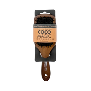 One unit of Coco Magic Professional Ion Technology Natural Wooden Brush CM-115