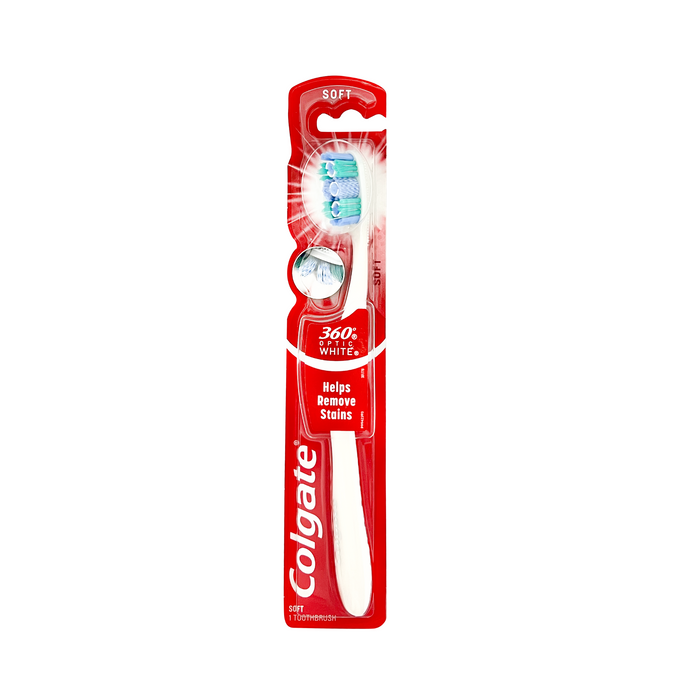 Colgate 360 Optic White Toothbrush - Soft