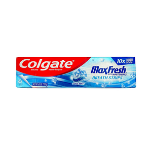 One unit of Colgate Max Fresh with Whitening Breath Strips Cool Mint 6 oz