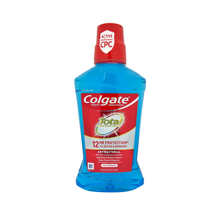 Colgate Total Alcohol Free Peppermint Mouthwash 16.9 fl oz
