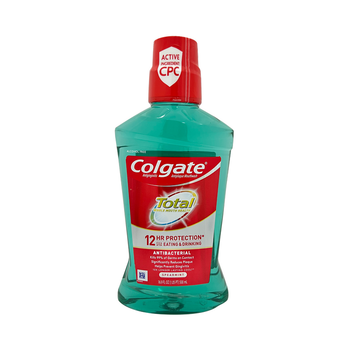 Colgate Total Alcohol Free Spearmint Mouthwash 16.9 fl oz
