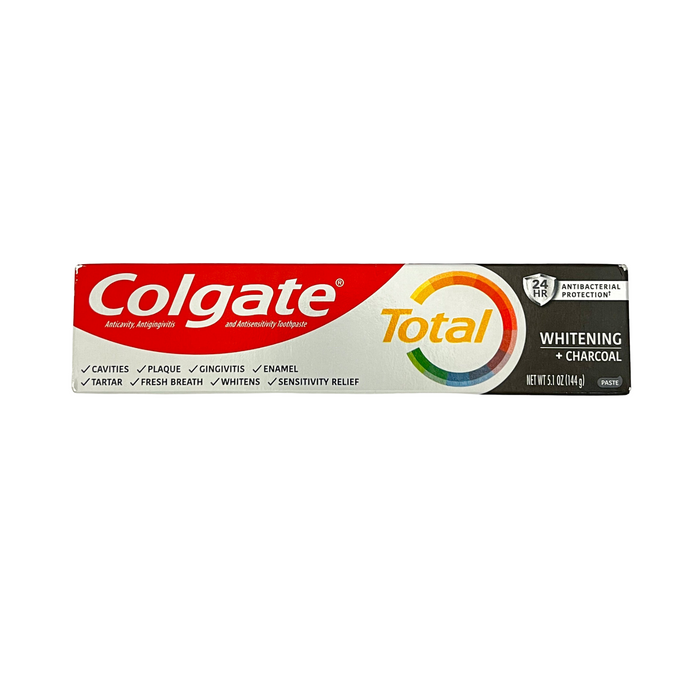 Colgate Total Whitening + Charcoal Toothpaste 5.1 oz