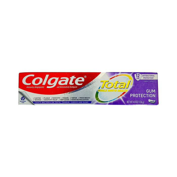 Colgate Total Whole Mouth Gum Protection Toothpaste 4.8 oz