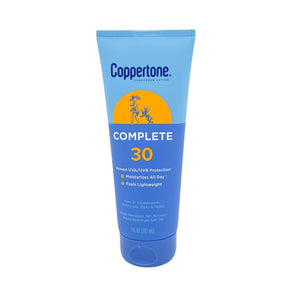 One unit of Coppertone Complete SPF 30 Sunscreen 7 fl oz