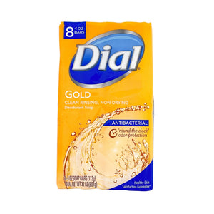 Dial Gold Antibacterial 8 4oz Soap Bars