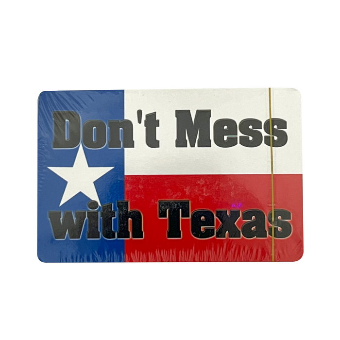 Don't Mess with Texas - Flag - Souvenir Playing Cards