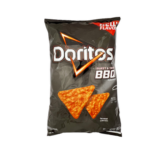One unit of Doritos Sweet & Tangy BBQ Tortilla Chips 9 1/4 oz