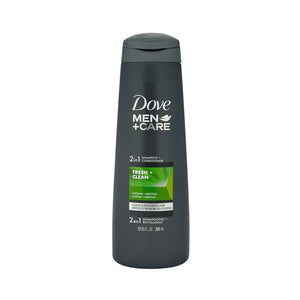 One unit of Dove Men + Care 2 in 1 Shampoo + Conditioner  Fresh + Clean 12 oz