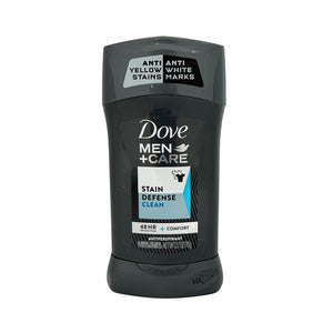 One unit of Dove Men + Care Stain Defense Clean Antiperspirant 48h 2.7 oz