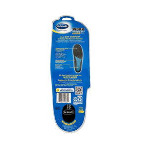 One unnit of Dr. Scholl's Work Massaging Gel Advanced Insoles Men's Size 8-14 - 1 Pair