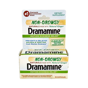 Dramamine Non-Drowsy Motion Sickness Relief 18 Capsules