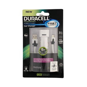 Duracell  Micro USB Car Charger